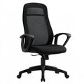 Ergonomiczny fotel biurowy, o nowoczesnej formie, kolor: czarny